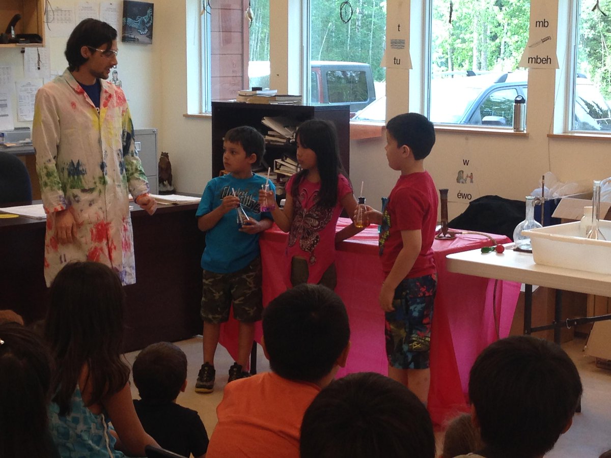 UBC_INSPIRE's tweet photo. Time to breath the rainbow at #chalo school #FortNelson last week #ubc #inspire #encana #sd81 http://t.co/ArlMK8ElL1