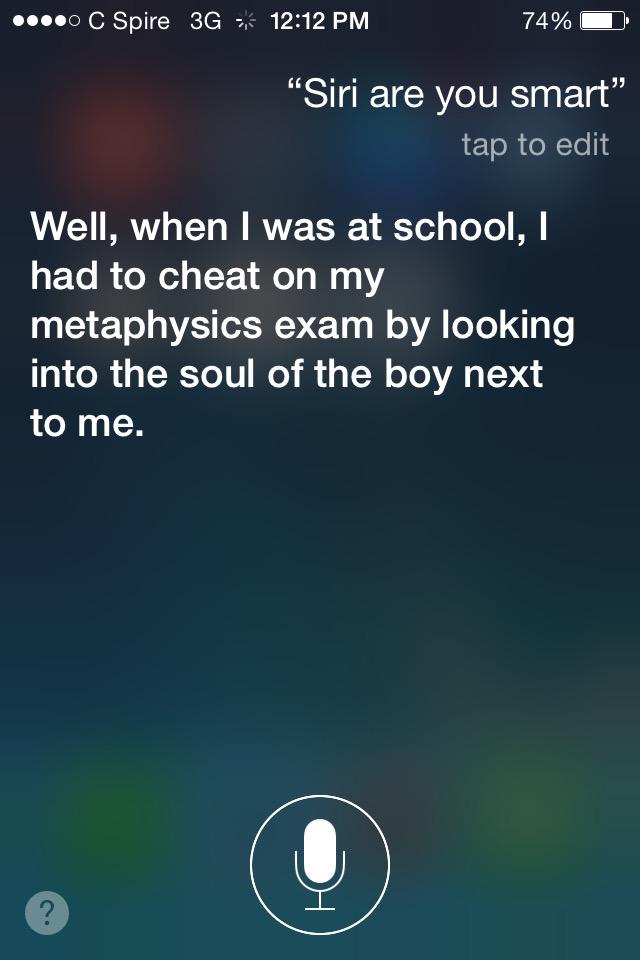 Brandon56465636's tweet photo. Siri was real http://t.co/7YlM5JewtW