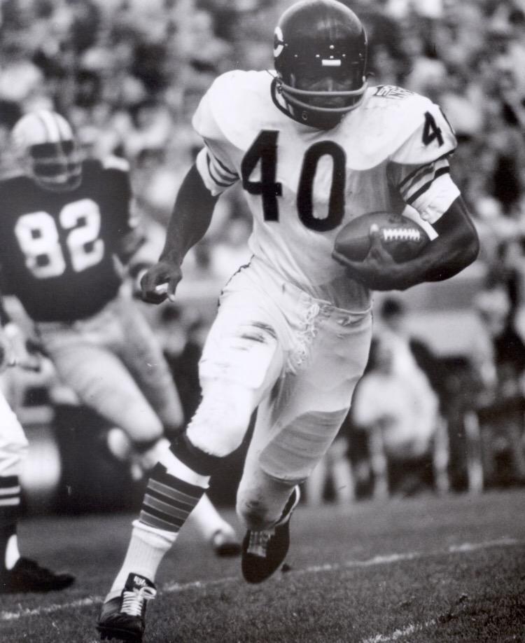 Happy Birthday to not just a legend, but a true role model. Forever a Bear . Happy 72nd Gale Sayers   