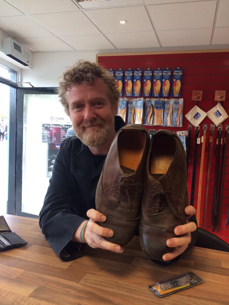 Oscar winning musician and general legend <a href="/Glen_Hansard/">Glen Hansard</a> in our Wellington quay store today collecting his shoes
