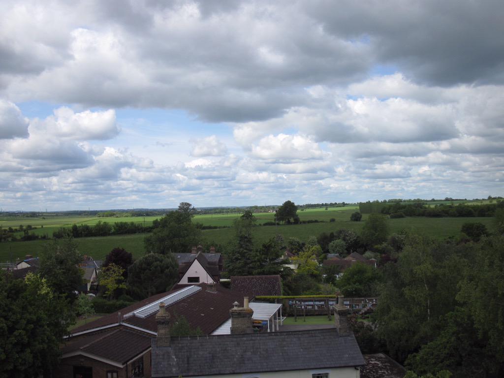 solarcampaign1's tweet photo. This is a view from the Grade 1 Listed St Peters Church Wrestlingworth http://t.co/sjhvWLeq48