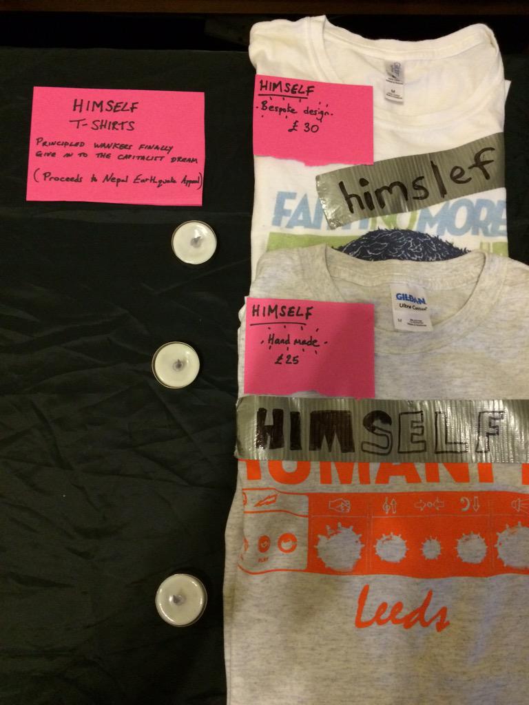 himselfband's tweet image. One night only!!! Himself merch!!! Handmade!!!