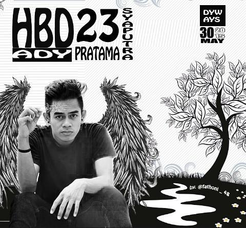 HBD bang @DA2_Ady , sehat selalu dan karirnya makin naik, amin...😊🎁🎉