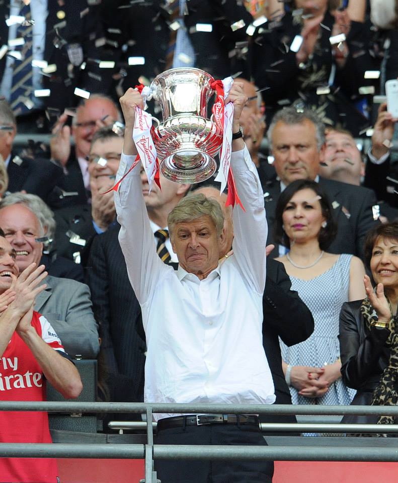 FootballFactly's tweet photo. No manager in history has won the FA Cup more times (6) than Arsène Wenger. http://t.co/E90rD4GgkI
