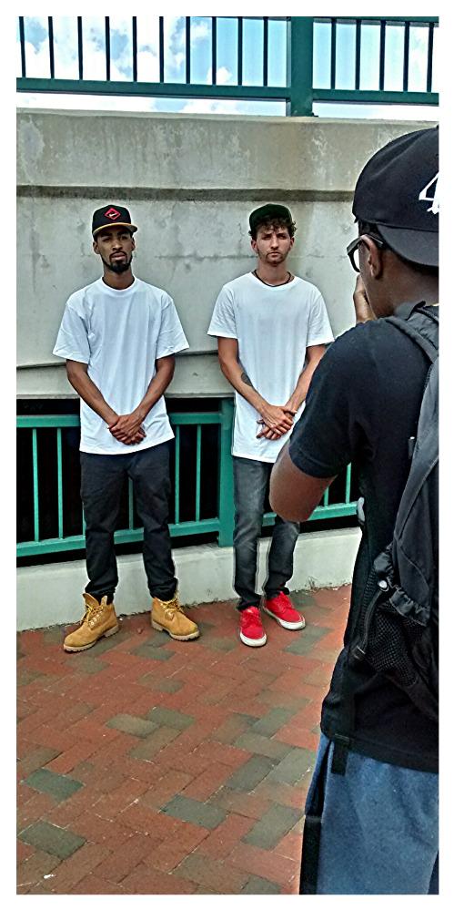 KraKKYM's tweet photo. Me and @evanbarlowmusic today working on a visual #DontDefineMe S/O My Shooter 📷📷📷📷@FeeveCoppage http://t.co/xliVPMvUDQ