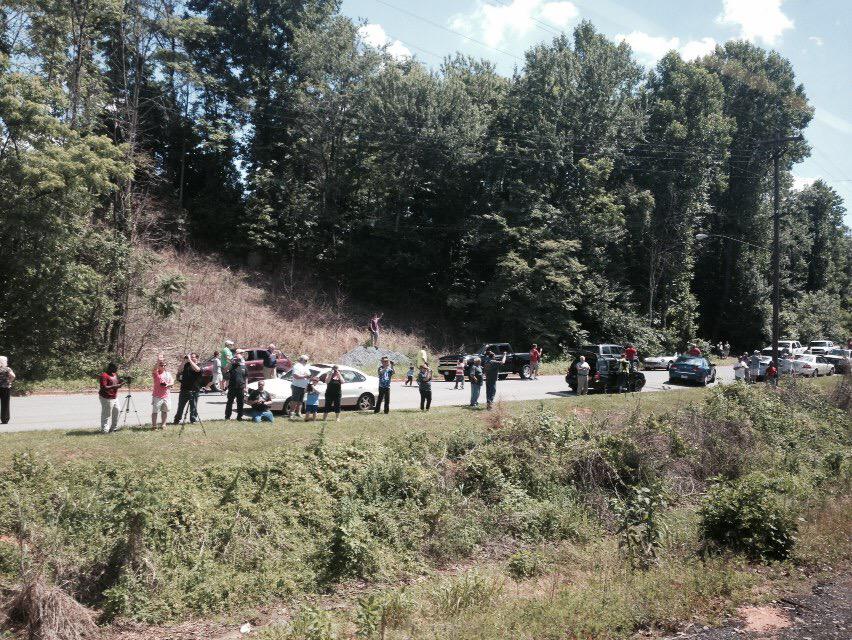 robklepper's tweet photo. we are rolling!!!  j611 is on the move!  #blueridgeday #fireup611 http://t.co/NolLc7DEvy