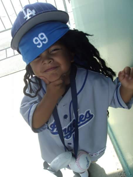 HAPPY BIRTHDAY MANNY RAMIREZ! (Little brothers first Dodgers game) 