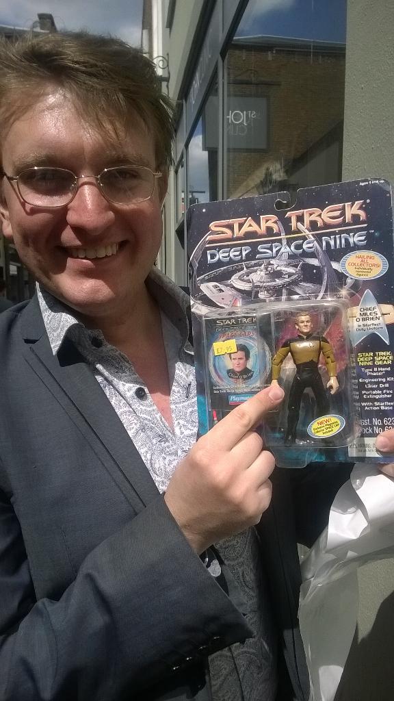 Happy birthday Colm Meaney. By coincidence I bought this Chief O\Brien action figure today!  