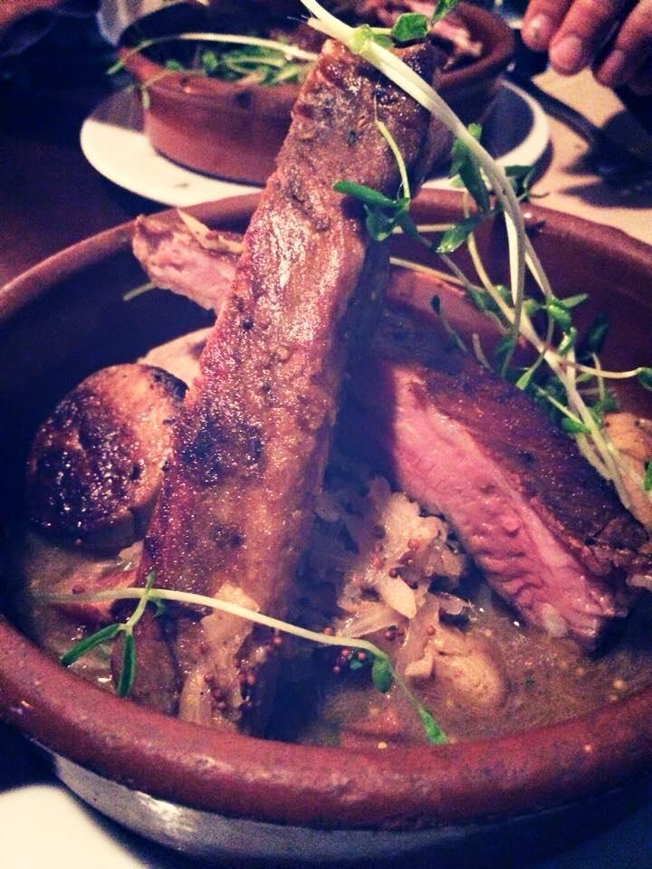 CochonBYOB's tweet photo. Choucroute Garni aka pork ribs, sausage, &amp; shoulder w/bacon kraut and fingerlings. Get it tonight! 215.923.PORK http://t.co/BwDWIm9Sae
