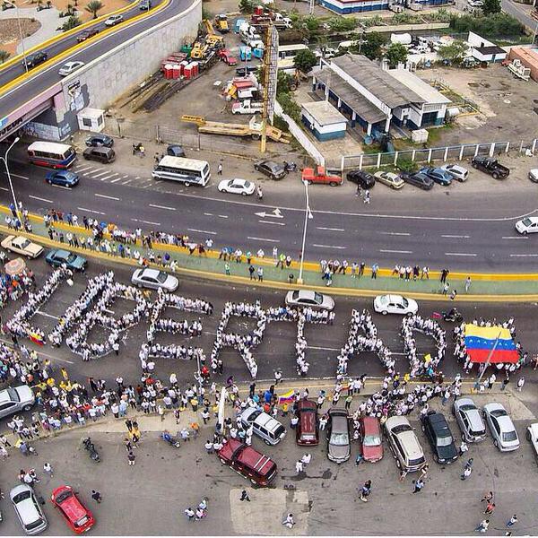 abalosfelipe's tweet photo. Mas de un millón y medio de Venezolanos hoy le gritaron al mundo, "Queremos Libertad". #SOSVzla #30MVenezuelaHora0 http://t.co/hM4cf1aQAq