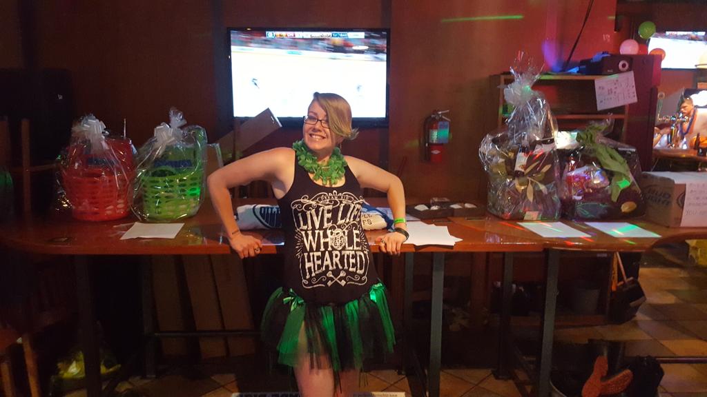 kcco_gta's tweet photo. Come check out all the silent auction items at the kick the **** out of cancer #unofficialmeetup @theCHIVE http://t.co/XSvLFgfz31