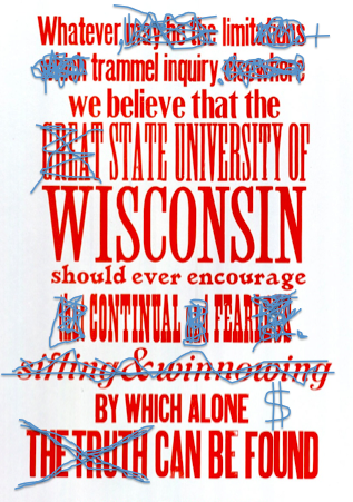 jsench's tweet photo. Sifting and Winnowing, or Limiting and Trammeling? #saveouruw #saveuw #WIbudget http://t.co/YEByNMg7Yq