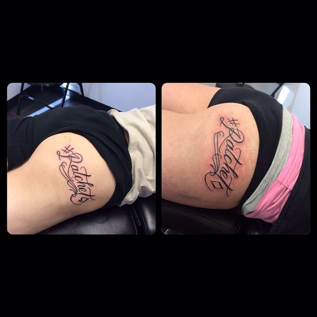 TatInspiration's tweet photo. https://t.co/EO0Dg7qkzh Did some matching #bootytattoos today. #bootytattoo #buttattoo #ratchet #tattoo #tattoos #โฆ http://t.co/i8Qr2Zs2B2