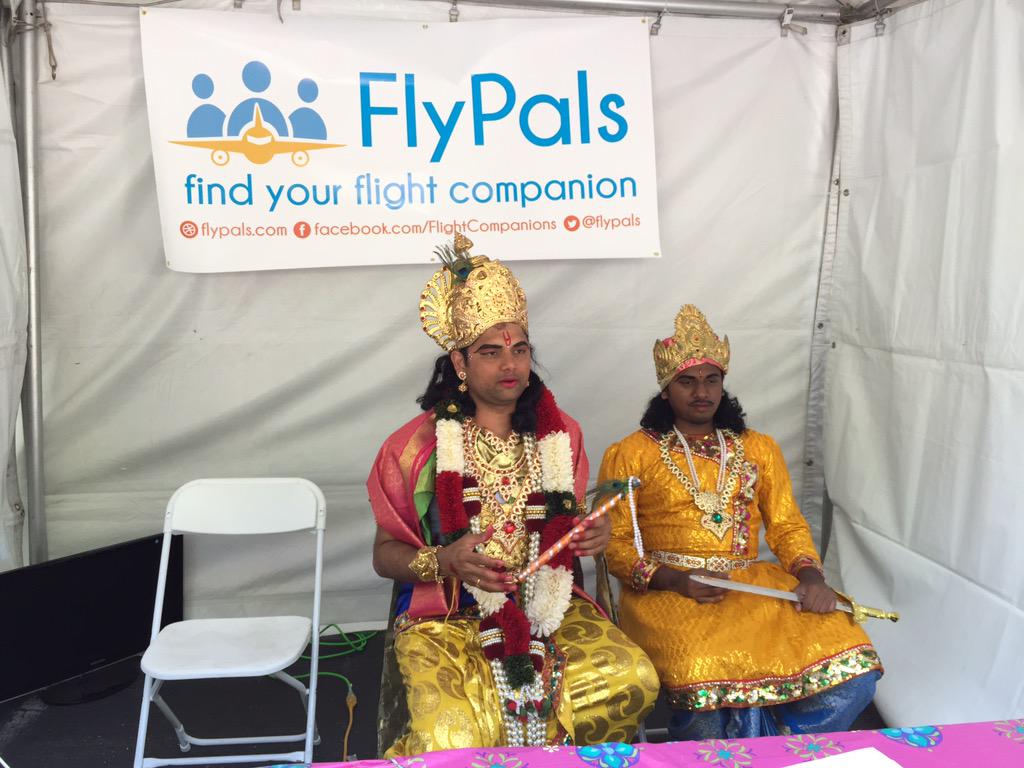 FlyPals's tweet photo. When Indian Gods blessed FlyPals http://t.co/m5hF4M5Fmq