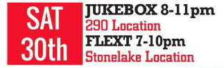 BabyAcapulco's tweet image. TONIGHT: Come checkout #Jukebox @ our 290 location and #Flext @ our Stonelake location. #ATX #LiveMusic