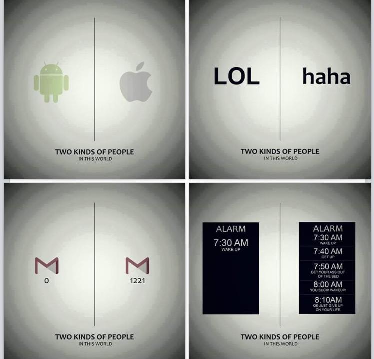 Two kinds of people in this world