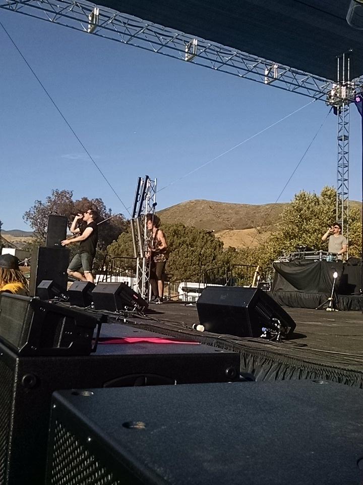 And just like that, we're in the middle of <a href="/HoodieAllen/">Hoodie Allen</a>'s set.