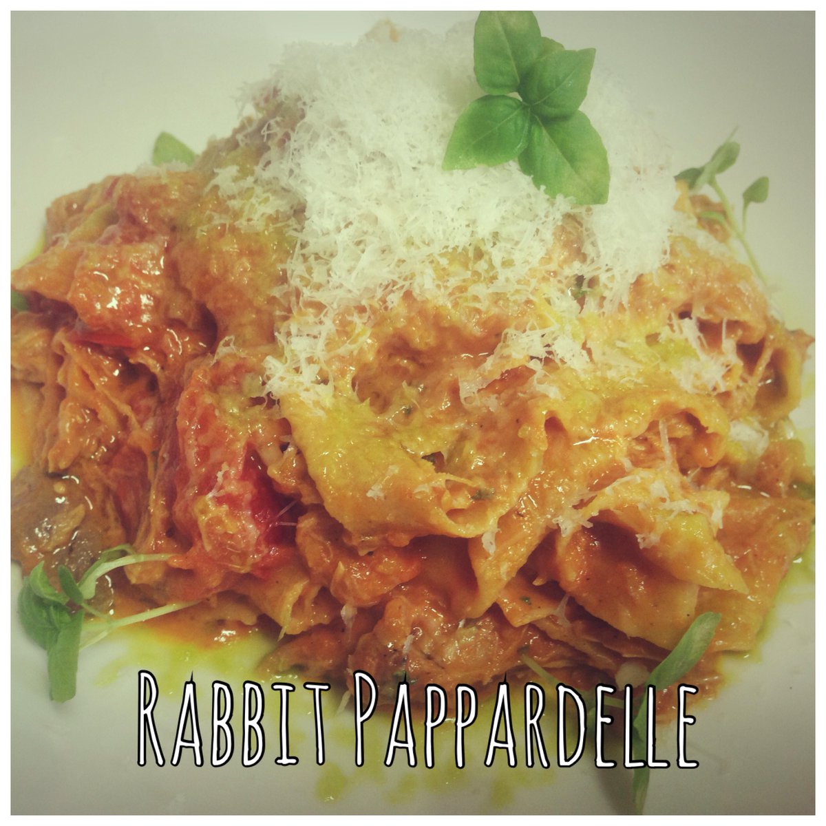 A little classic this week, hand made Pappardelle with Rabbit Ragu.  #lastellananaimo #handmadepasta #foodie #italian