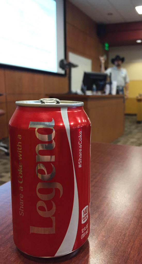 helloitsliam's tweet photo. The perfect coke can for watching @eshupps here at #spsatlanta http://t.co/AsvOSgr0hX