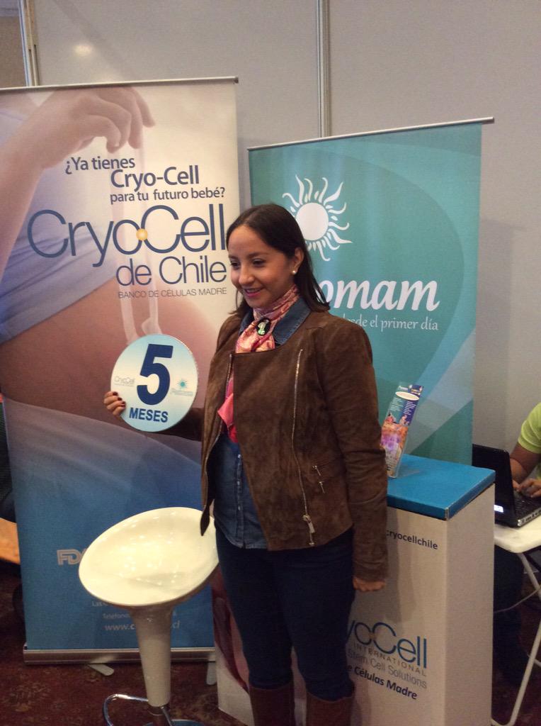 Cryocell_chile's tweet photo. Cecilia Tapia y sus 5 meses de #embarazo #celulasmadre #cryocellchile. http://t.co/r1dmoWgFMW