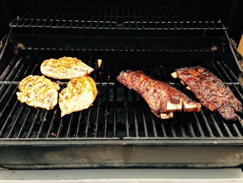 Chicken and ribs in the house tonight. Enjoy your weekend safely!!