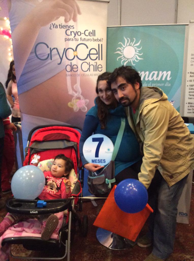 Cryocell_chile's tweet photo. Margen Henriquez y sus 7 meses de #embarazo #celulasmadre #cryocellchile. http://t.co/ylFycOZwLG