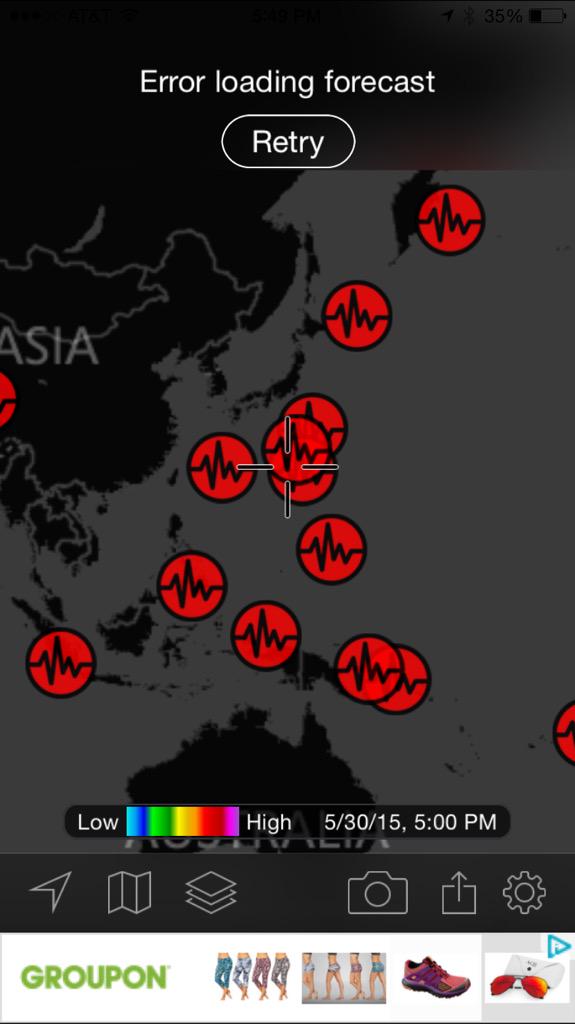 Elphaba_HLO's tweet photo. So many earthquakes today 😳 http://t.co/MlHI1fjUmW
