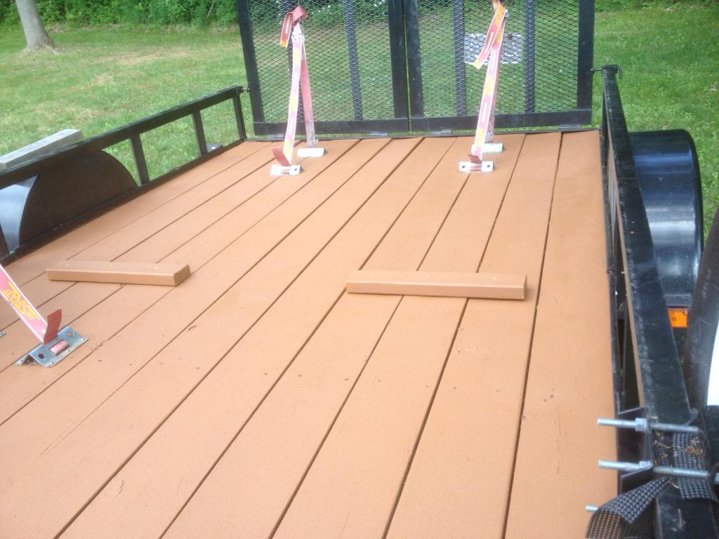 Coffeecrazy1317's tweet image. Me and @purple88luv redid the wood on the trailer today! The Behr deck over paint is awesome @HomeDepot 👍👍