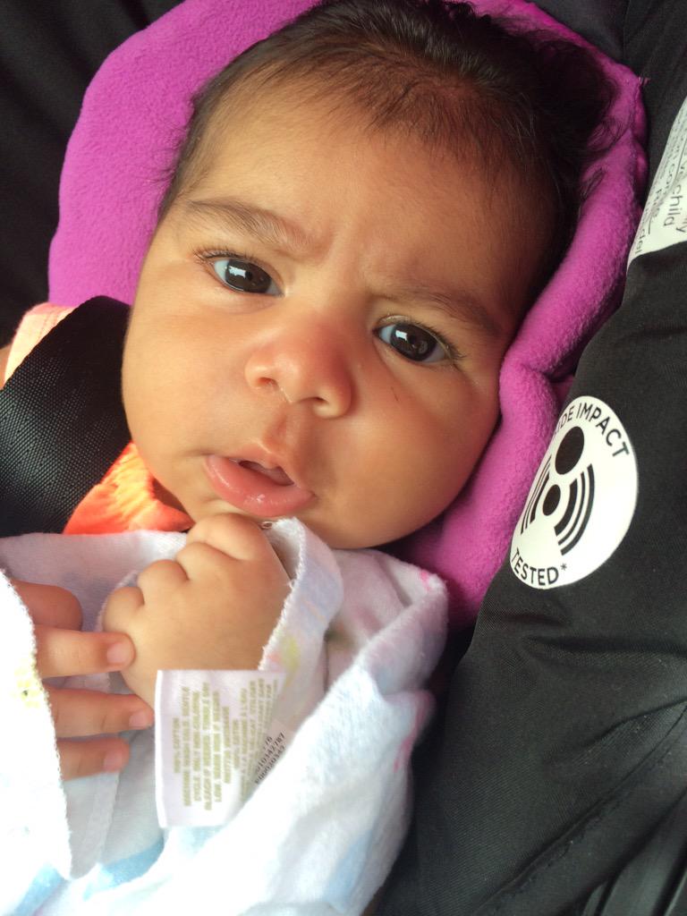 Rasheda_Nicole's tweet photo. My pretty girl 😍😍❤️ she gets the mug from me😂 we hate pictures 🙅🏽 
#Niece❤️😈 http://t.co/ERGjJGrpPP