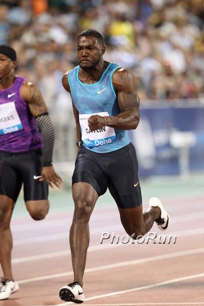 Justin Gatlin ran 19.68 for 200 meters, a new Hayward Field record and fastest time  in world. #preclassic