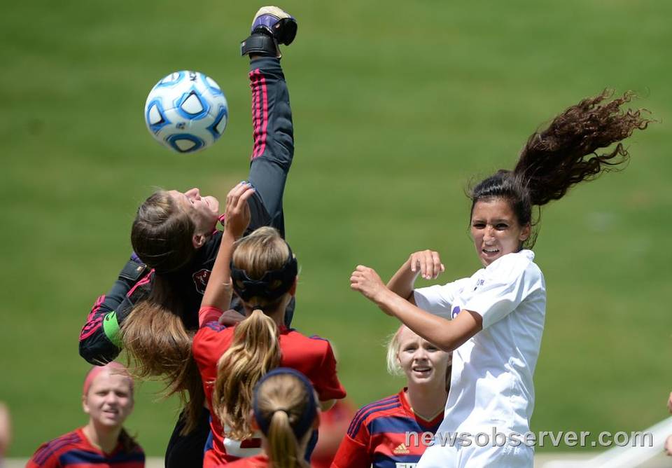 PrepsNow's tweet photo. PHOTO GALLERY: Carrboro (W 2-1) vs Forbush girls soccer, 2A championship http://t.co/OIv2H56qqc #MidState2A http://t.co/8OSTHxTjrG