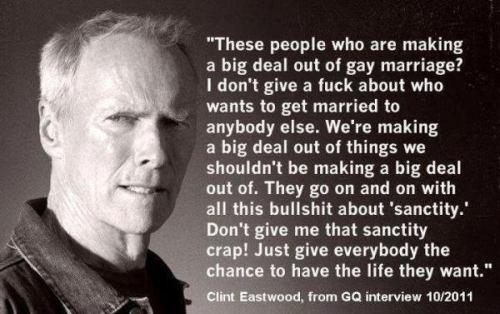 Happy Birthday Clint Eastwood, 85 today. Here\s one of my favourite quotes from the great man... 
