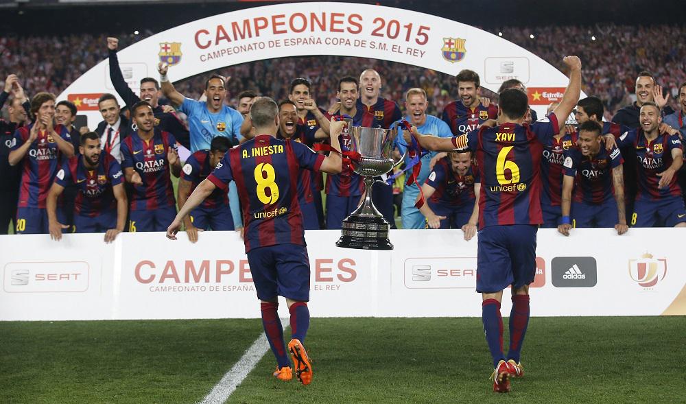 ActualidadRT's tweet photo. El #FCBarcelona se proclama campeón de la #CopaDelRey http://t.co/Uc78F8cnMy http://t.co/FmQaDARANS
