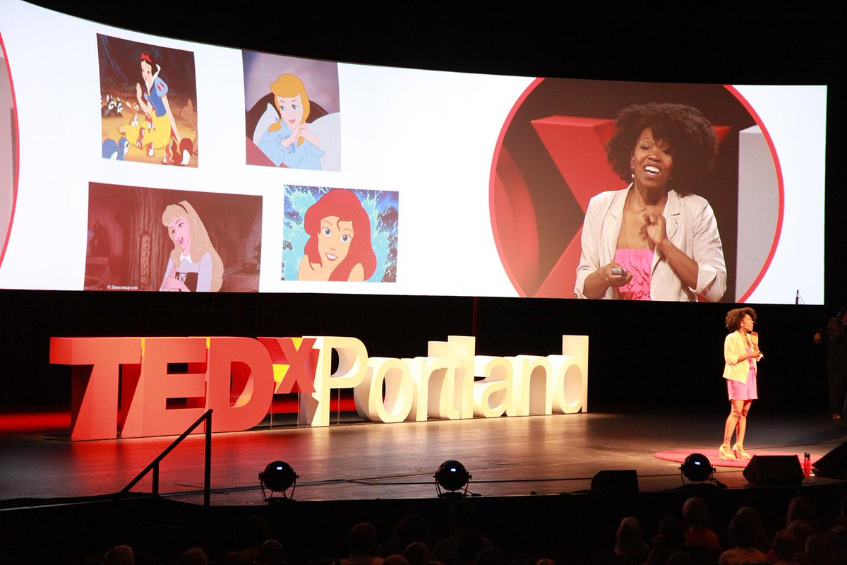 TEDxPortland's tweet photo. "There is no standard in beauty. There is diversity in beauty." - Amber Starks of @ConsciousCoils #tedxpdx http://t.co/ZTjuM6oZFz