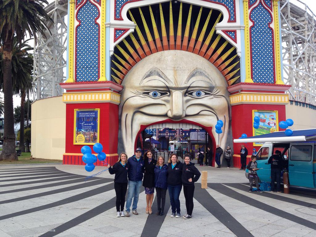 It's party time! Come down to <a href="/LunaParkMelb/">Luna Park Melbourne</a> - free rides 9am-11am, live music, face painting, mini massages + more!