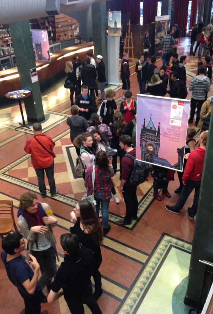 More than 600 young performers doing amazing things on stage at Shakespeare Festival Wgton #universityofotago #sgcnz