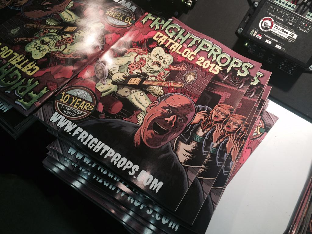 HauntersDigest's tweet photo. I love the Fright Props catalogs! Was able to grab one after I forgot to during TransWorld! #MHC2015 http://t.co/P9D1mEun9C
