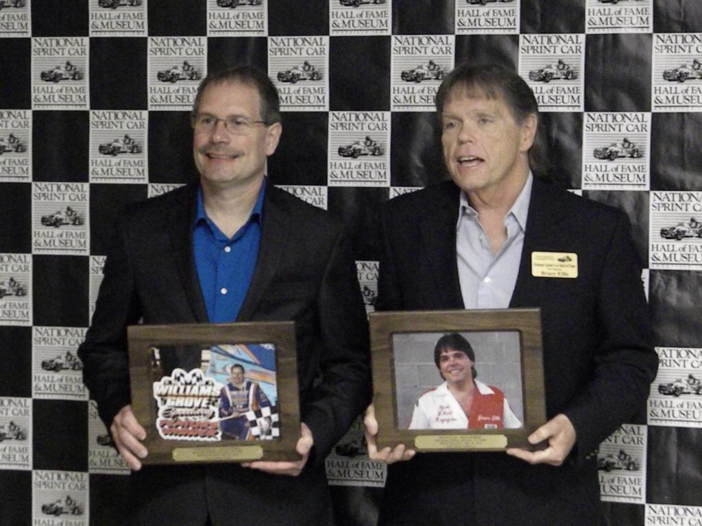 racegas17's tweet photo. Congrats to @KreitzRacing69K on your @sprintcarhof #InductionDay also the voice of @WilliamsGrove Bruce Ellis http://t.co/caPdp3ym33