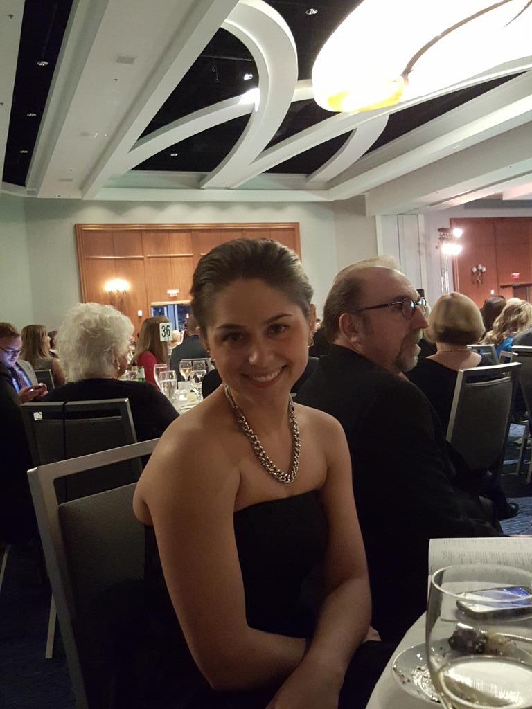 TheCookingShow's tweet image. Chef Liz @newenglandemmy Awards tonight! #TheCookingShow is nominated for 5 awards! #neemmy