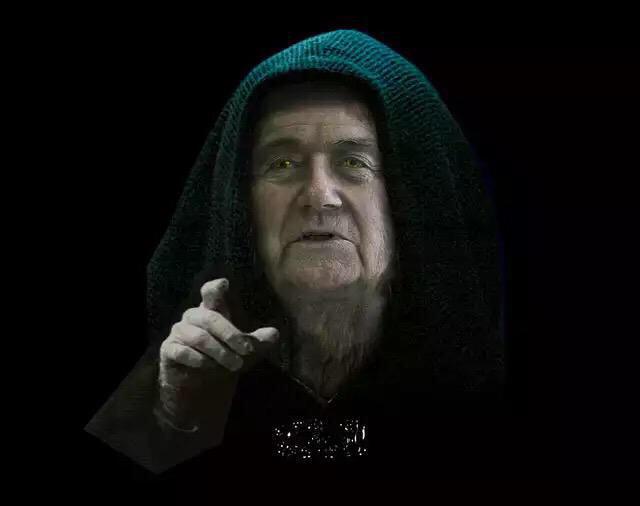 Maritimegeek's tweet photo. Sith Blatter!! #SeppBlatter #FIFA #FIFAelection #CorruptionFIFA #sithblatter http://t.co/Kn9dle2gbU