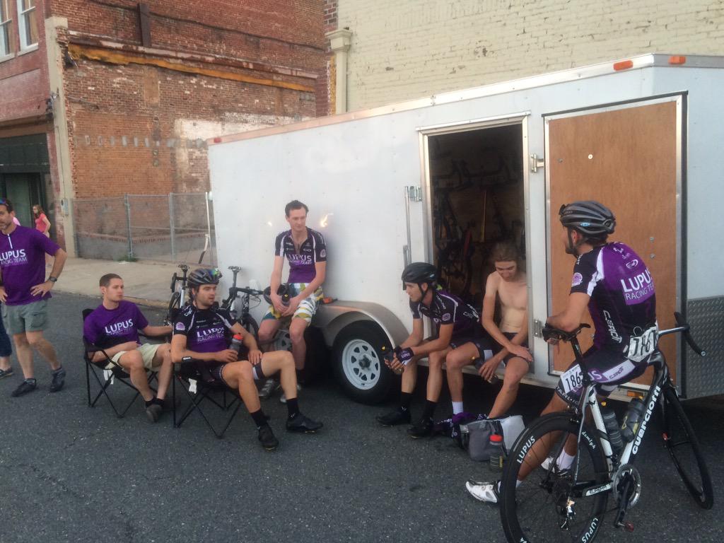 Post race. Good team effort for us.