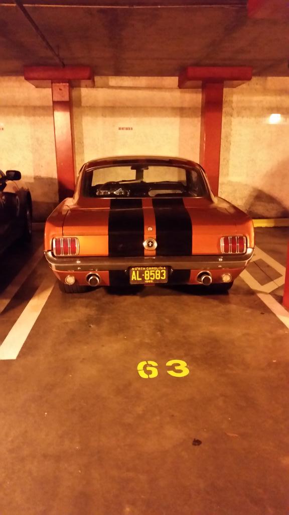 The old girl made it! 3200 miles Chicago to Santa Monica via a few crazy places #65mustang#route66