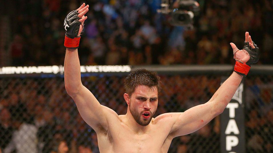 UFCONFOX's tweet photo. Condit scores TKO over Alves in bloody war: http://t.co/JnPiYbGCKb #UFCGoiania http://t.co/gPD3Cpibcs
