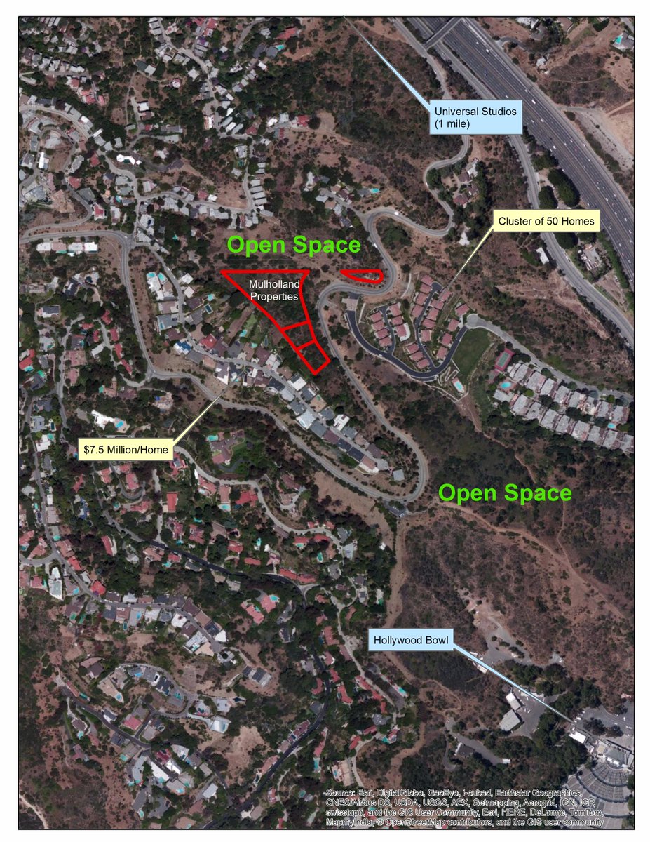 GISProscom's tweet image. Project site #map for proposed residential development in the hills above downtown #LA