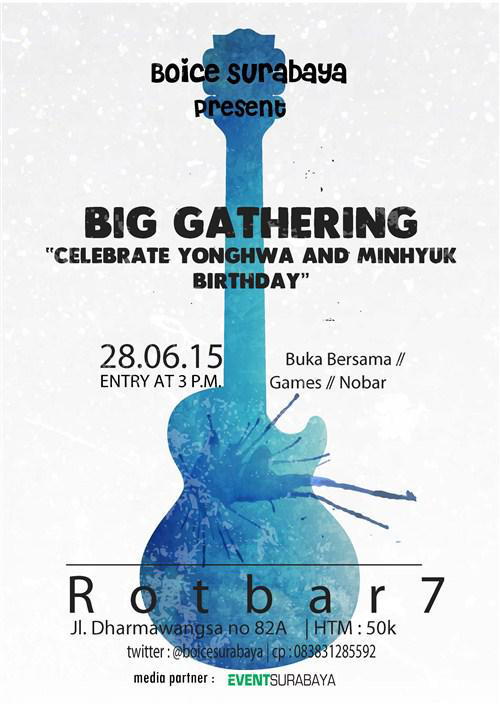 kpopers's tweet photo. [EVENT] Big Gathering Boice Surabaya | 28 Juni 2015 | at Rotbar7 | 3PM | info lengkap 👉  083831285592 http://t.co/0An94J90zM