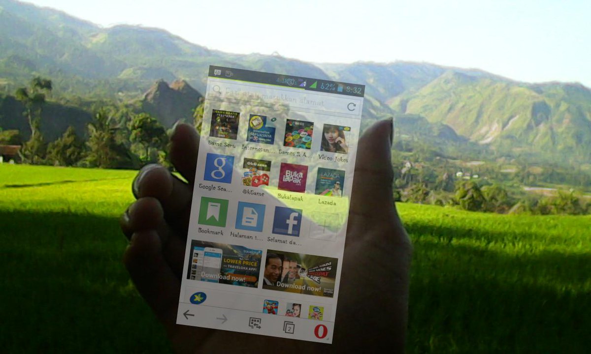 adityafahmy17's tweet image. #OperaInHand Didaerah Pegunungan :) @opera_id