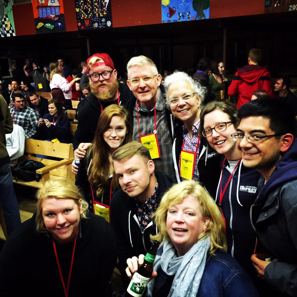 LSpringme's tweet photo. Team @TheImprovShop at @improvretreat #TIR2015 http://t.co/Y3oRm9dhkT