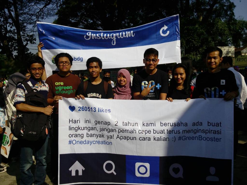 Bangga bs menjadi bagian dr generasi penerus yg bergaya hidup hijau.. Salam kolaborAKSI kakak2 #IniAksiku