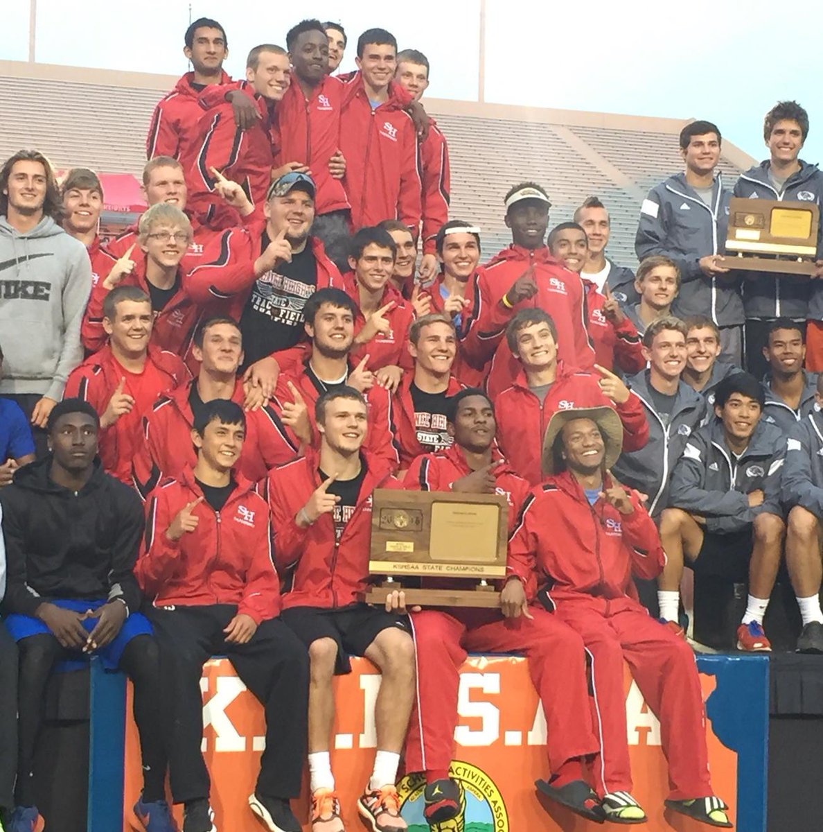 coachnicks's tweet photo. Congrats men!!! 5A State CHAMPS!!! No one can ever take it away!! #AlwaysAStateChamp http://t.co/V060Hn029H