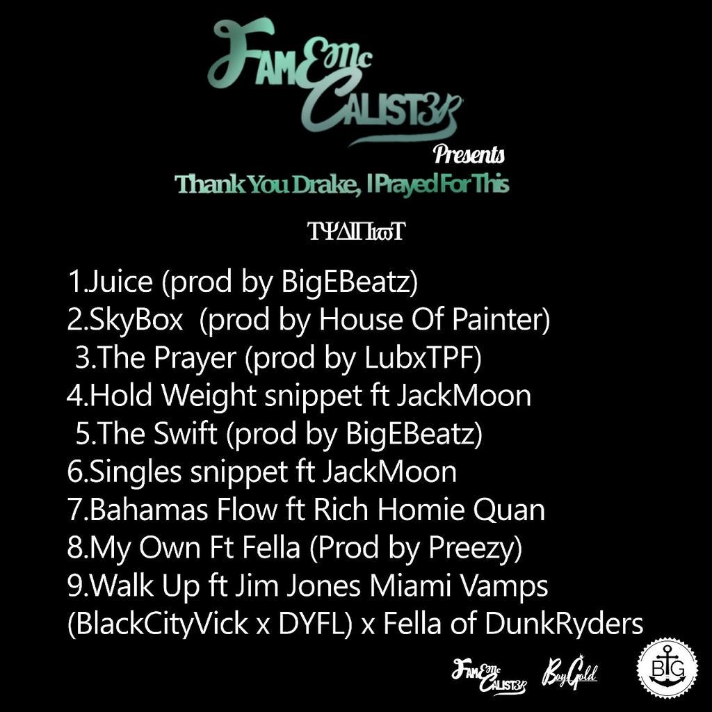 FameMcCalistar's tweet photo. @DYFL305 RT HashTag #TYDIPivT #ThankYouDrakeIPrayed4This http://t.co/HYzEamPvjR